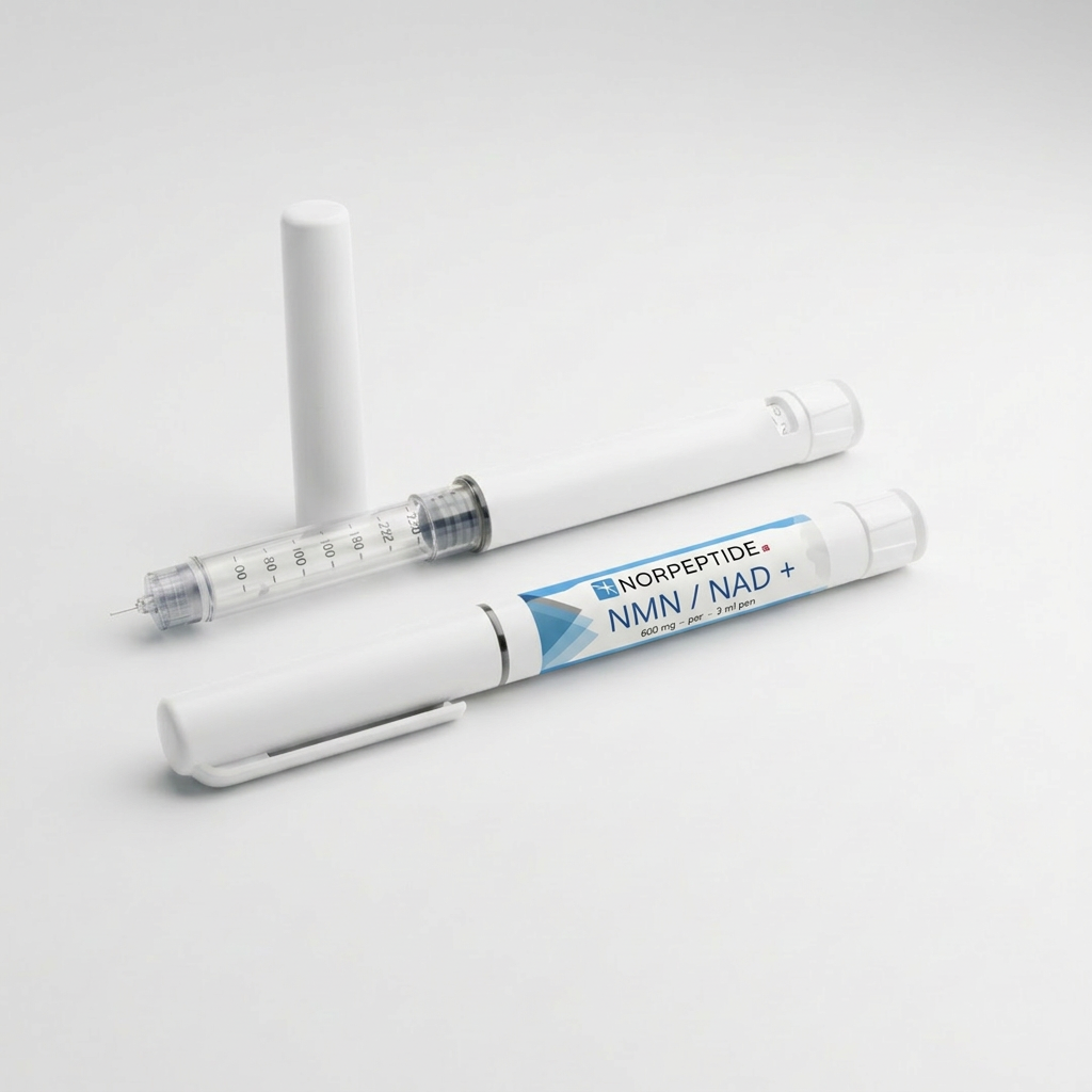 NAD+ peptid 600 mg – hetteglass for energi og anti-aldring
