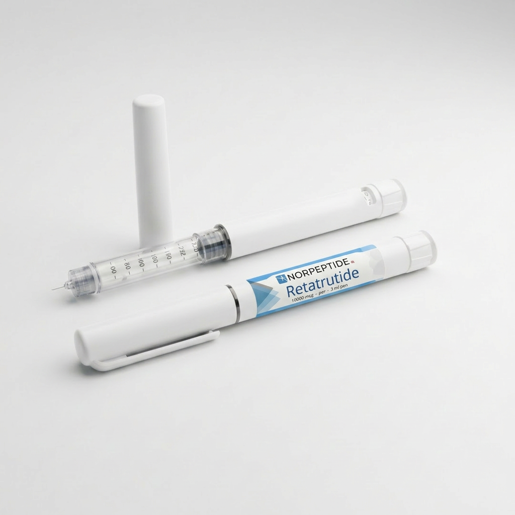 Retatrutid peptid 10 mg – hetteglass for vekttap og metabolsk helse