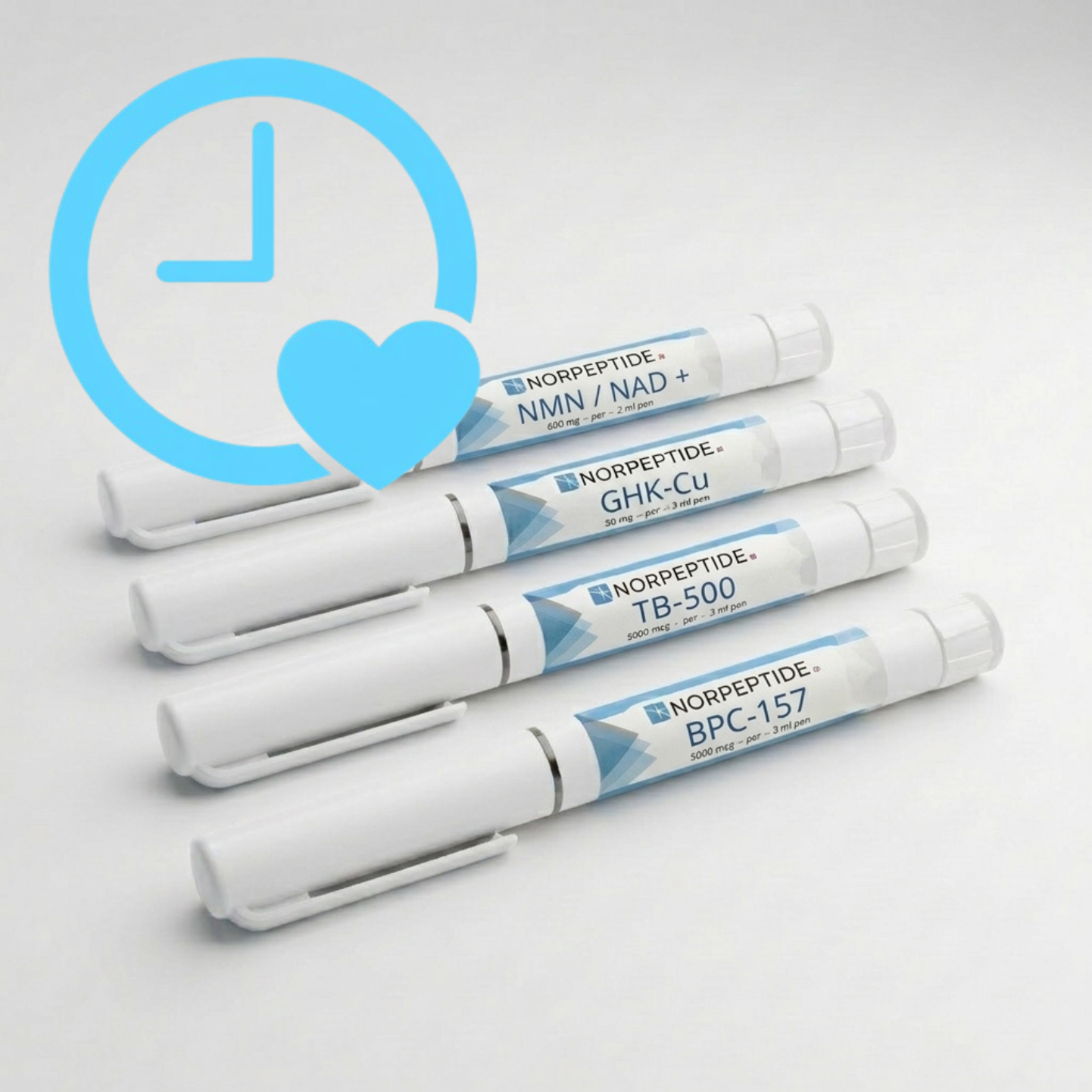 Longevity Stack – peptidkombinasjon for anti-aging og cellulær helse